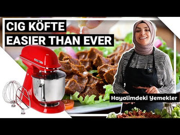 Mikser - Matprosessor - Eltemaskin - 7 liter - Melkehvit