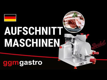 BERKEL | Domina påleggsmaskin som gravitasjonsskjærer – 350 watt – Kniv: Ø 350 mm