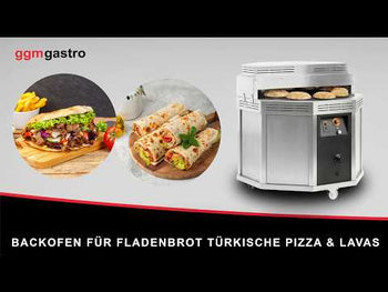 Gass lavashovn - roterende - 20 kW - Ø 900 mm