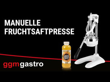 Manuell fruktsaftpresse - svart