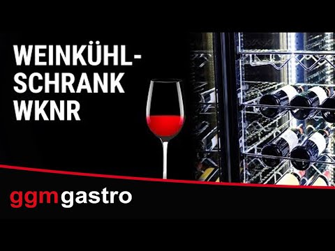 Vinkjøleskap - 1 temperatursone - 400 l - opptil 81 flasker
