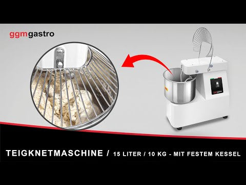 Eltemaskin - 22 l / 18 kg - 1 hastighet - med fast bolle - timerfunksjon - 230 V