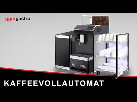 Profesjonell helautomatisk kaffemaskin - 16 programmer - 5,0" touchskjerm - inkl. koppvarmer og melkekjøler
