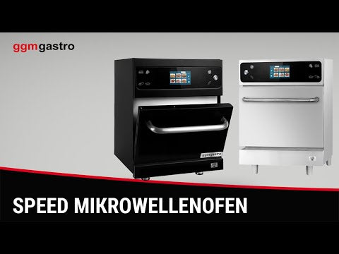 High Speed kombiovn - 3,5 kW - svart - inkl. pizzabrett, slippbeleggs­kurv | 80 % raskere tilberedning