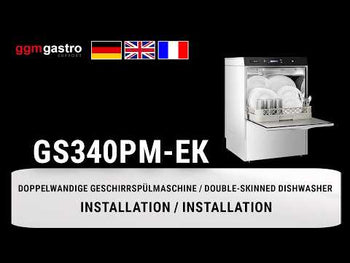 Oppvaskmaskin underbenk - analog - 4,9 kW - med oppvaskmiddel- og skyllemiddelpumpe