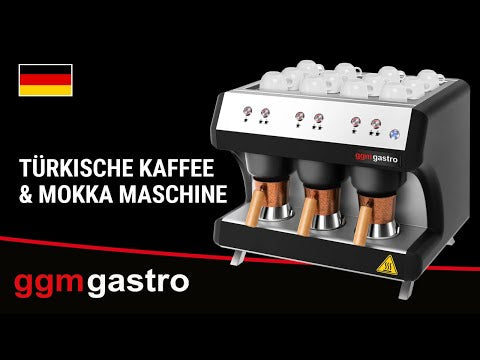 Tyrkisk kaffekoker og mokkakoker DUO - 1,4 kW