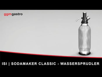 ISI | Sodamaker Classic - kullsyremaskin - 1 liter - rustfritt stål