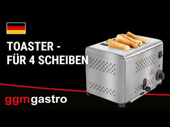 Brødrister - til 6 Skiver