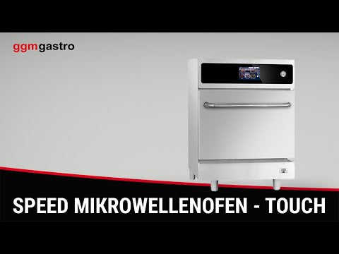 High Speed kombiovn - 3,5 kW - rustfritt stål - inkl. pizzabrett, slippbeleggs­kurv | 80 % raskere tilberedning