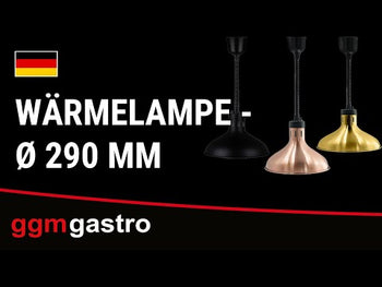 Varme lampe  - Ø 290 mm - Gull