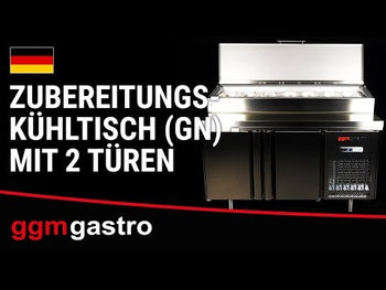 Salatkjølebenk (GN) - med 2 Dører