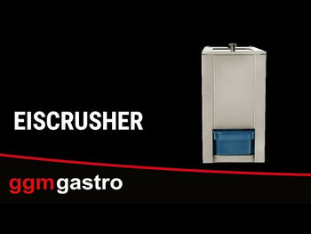 Isknuser - 3,0 kg/min - 80 W - inkl. 1 kg beholder - rustfritt stål