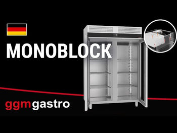 Kjøleskap rustfritt stål PREMIUM – GN 2/1 – 1400 liter – med 2 dører