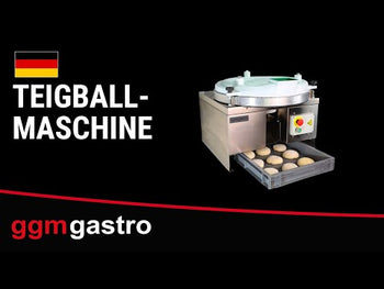 Deigavrunder - for pizza- og brøddeig - 250 W - Deigkapasitet: 310 g - 610x560x450 mm - maks. 500 stk/t