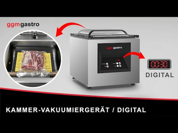 Kammervakuumforsegler - 16 m³/t - Digital