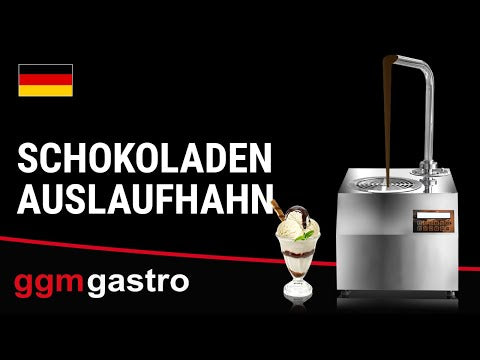 Varm sjokoladedispenser profesjonell - 2x 5,5 l - 1 900 watt - med 2 Auslaufhähnen