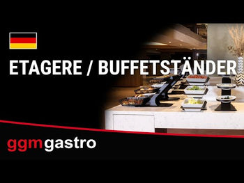 Buffestativ - med 3 melaminskåler