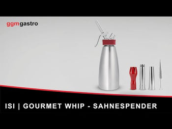 ISI | Gourmet Whip - kremdispenser - 1,0 liter - rustfritt stål