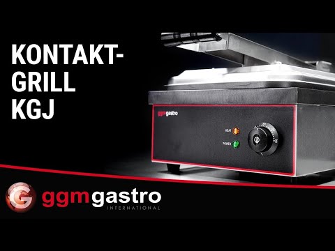 Kontaktgrill - 2,2 kW - plater: glatt topp og bunn - stekeflate: 350x330 mm - 230 V