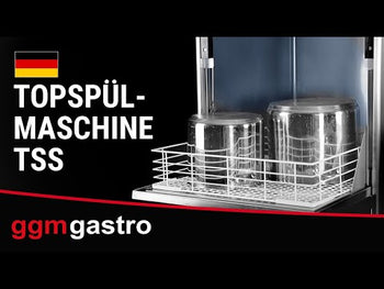 Grytevaskemaskin - dobbeltvegget - digital styring - 11,35 kW - med oppvaskmiddelpumpe og skyllemiddelpumpe