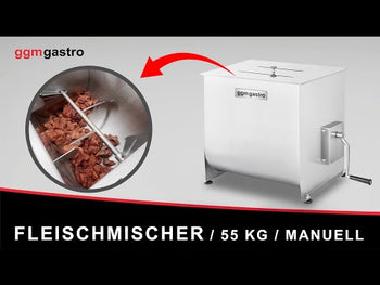 Kjøttmikser - 30 l - 25 kg - manuell