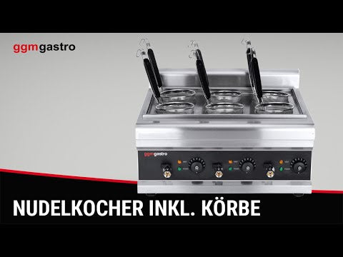 Elektrisk Pastakoker - 3,0 kW - inkl. 4 kurver
