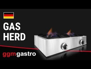 Koketopp gass - 770x400 mm - 11 kW - 2 bluss