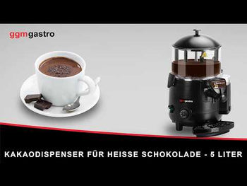 Sjokoladedispenser - 5 liter - Svart