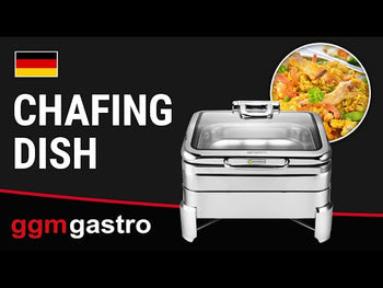 Chafing Dish i rustfritt stål - 5,5 liter - GN 2/3