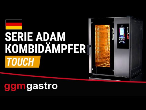 Elektrisk kombidamper - Touch - 10x GN 1/1 - inkl. automatisk vaskesystem & kjernetemperaturføler