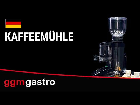 Kaffekvern - Bønnebeholder 2 kg - Med doser - rustfritt stålkabinett