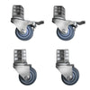 Sett med hjul til arbeidsbord - 4 stk