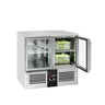 Kjølebenk PREMIUM - 903x700 mm - 240 l - med 2 glassdører
